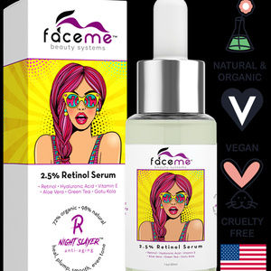 Retinol Serum 2.5 Organic and Natural ingredients